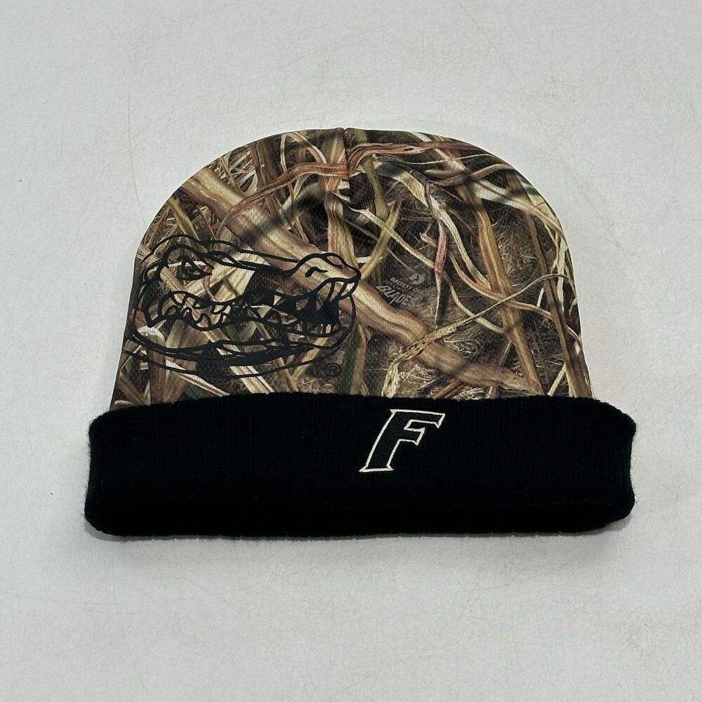 Captivating Beanie Camo Florida Gators Logo Knit, One Size
